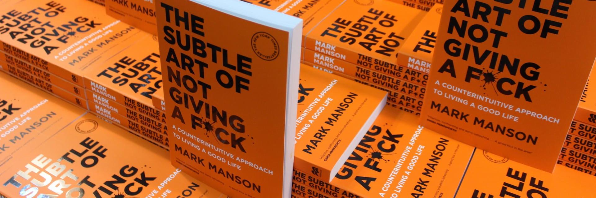 Boek van Mark Manson